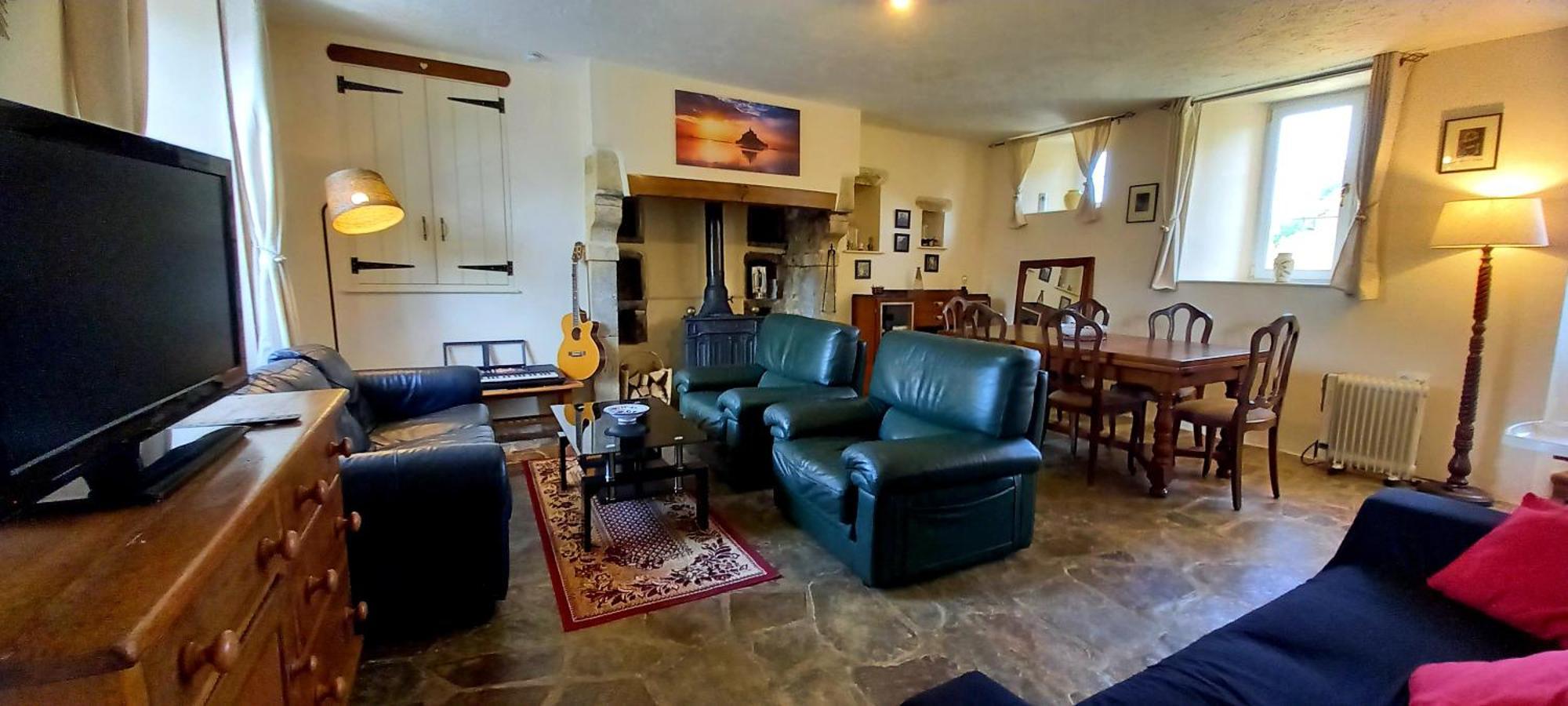 L' Anpeg Maison de vacances Besneville Extérieur photo
